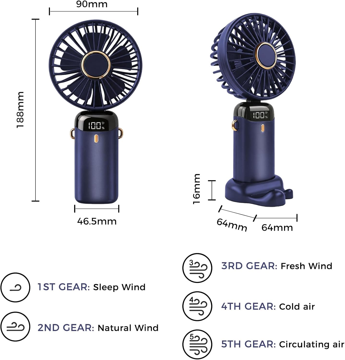 Portable Breeze Buddy Fan
